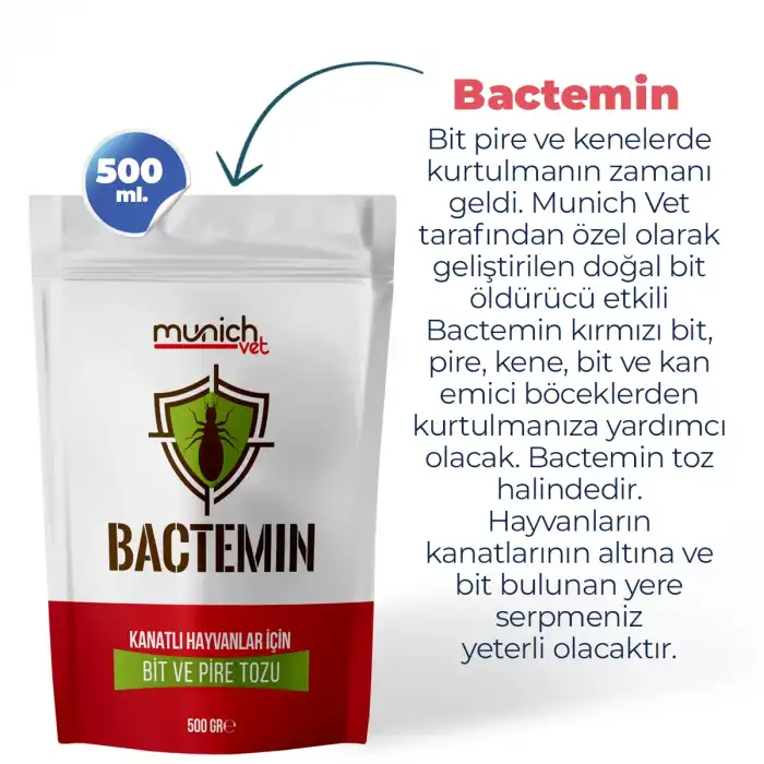 Bactemin Bit Pire Tozu 500 gr - Etkili Parazit Kontrolü