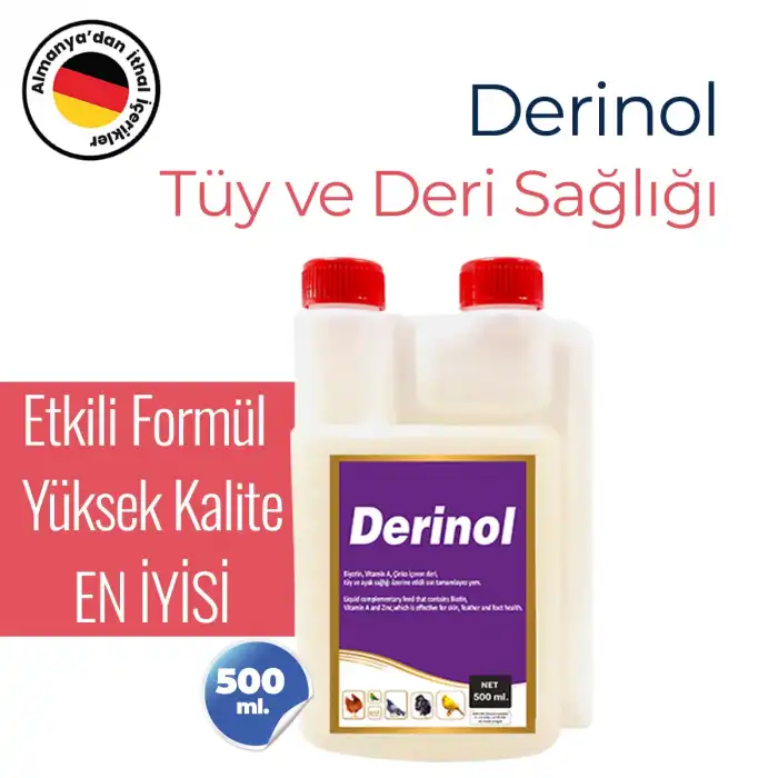 Derinol Kanatlılar Için Deri Ve Tüy Vitamini 500ml