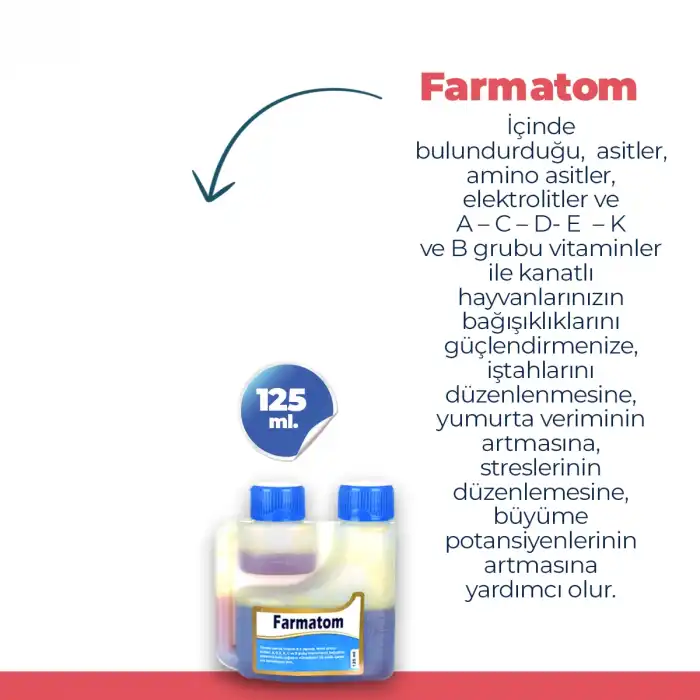 Farmatom 125 Ml Kanatlı Vitamin Ürünü