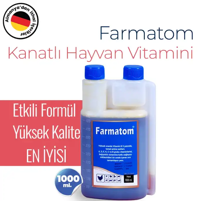 Farmatom Vitamin 1 Litre Gmp+ Sertifikalı