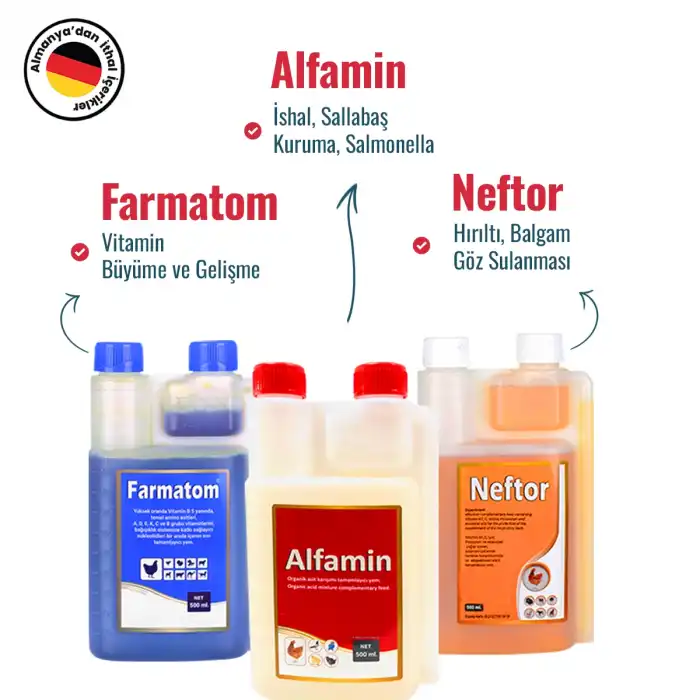 Farmatom Vitamin-neftor Hırıltı-alfamin Ishal 3*500ml