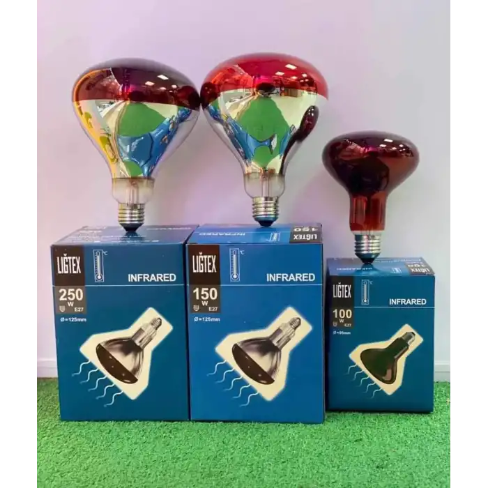 Kümes Isıtıcı Ampül - Infrared Isıtıcı Ampul 100 W