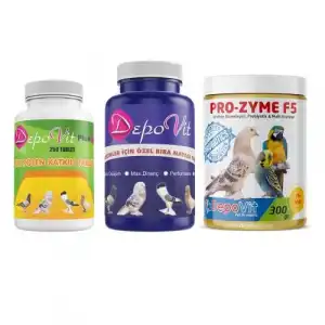 3 Kutu Depovit Güvercin Sağlık Seti