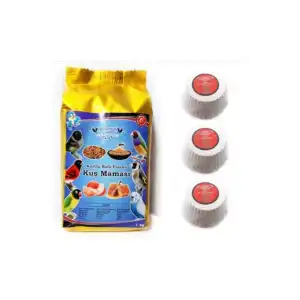 Beautiful Food Kurtlu Kuş Maması 1 Kg Ve 3 Adet Gaga Taşı