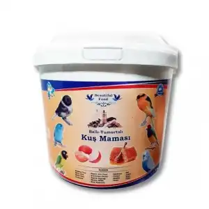 Beautiful Food Ballı Yumurtalı Kuş Maması Kuş Yemi 5 Kg