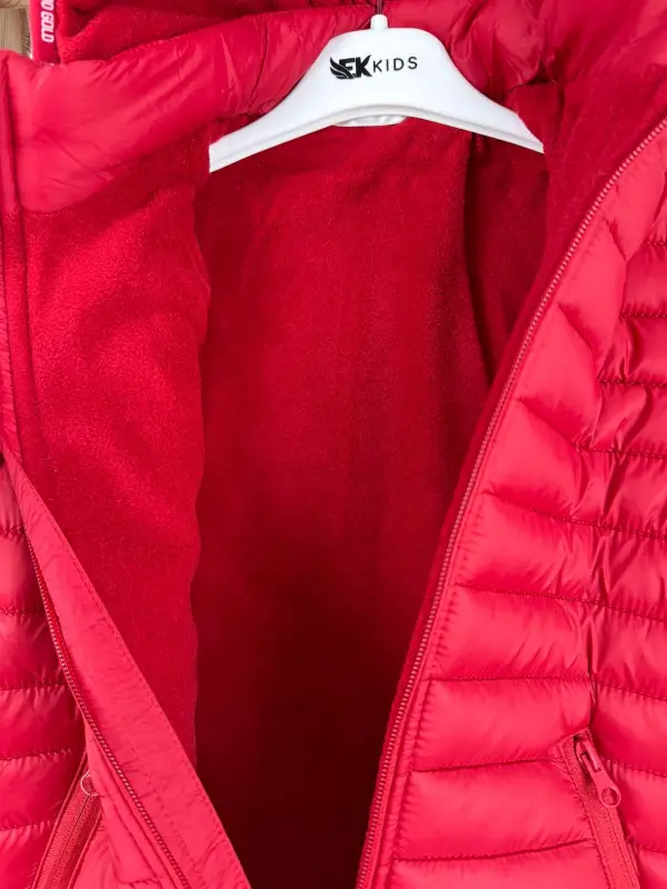1-5 Yaş Kırmızı Mont