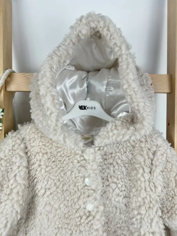 2-6 Yaş Bej Bukle Mont