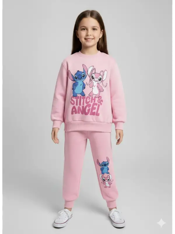 3-10 Yaş Pembe Stitch Takım