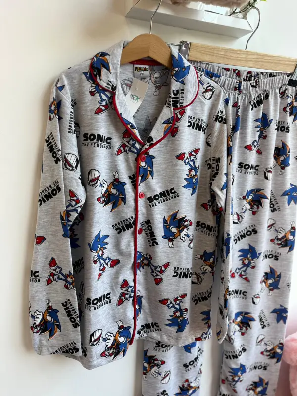 4-12 Yaş Sonic Pijama Takımı