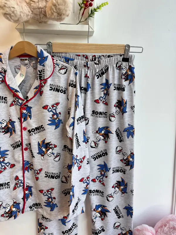 4-12 Yaş Sonic Pijama Takımı