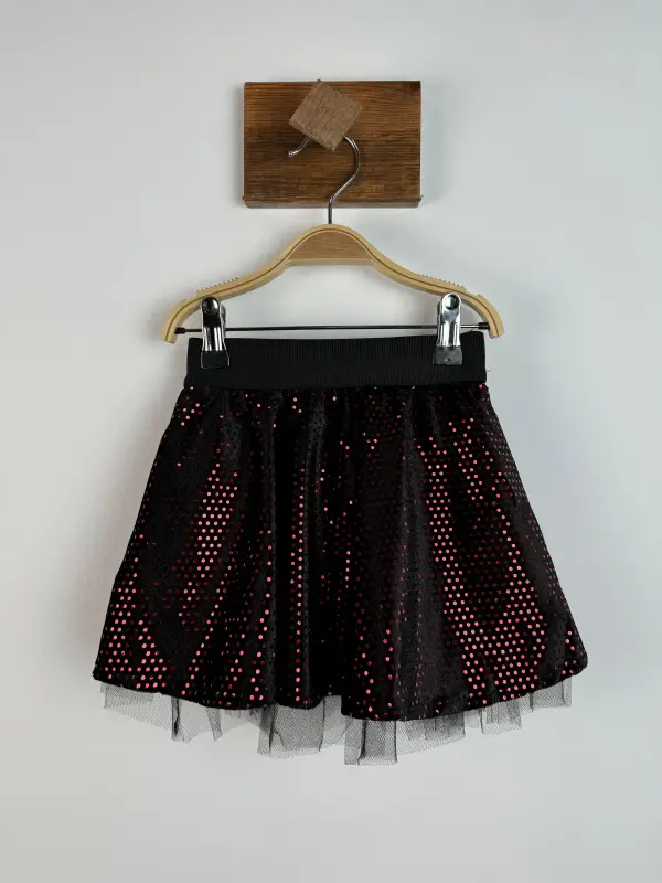 4-8 Yaş Kımızı Popstar Etek