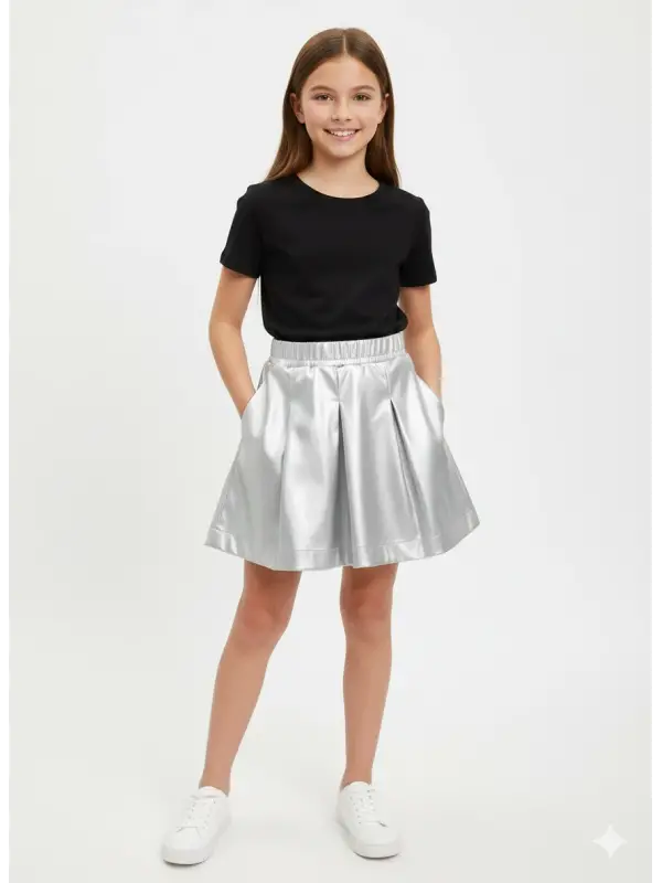 5-14 Yaş Silver Etek