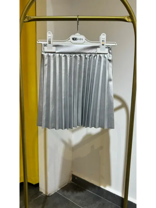 5-14 Yaş Silver Pileli Etek
