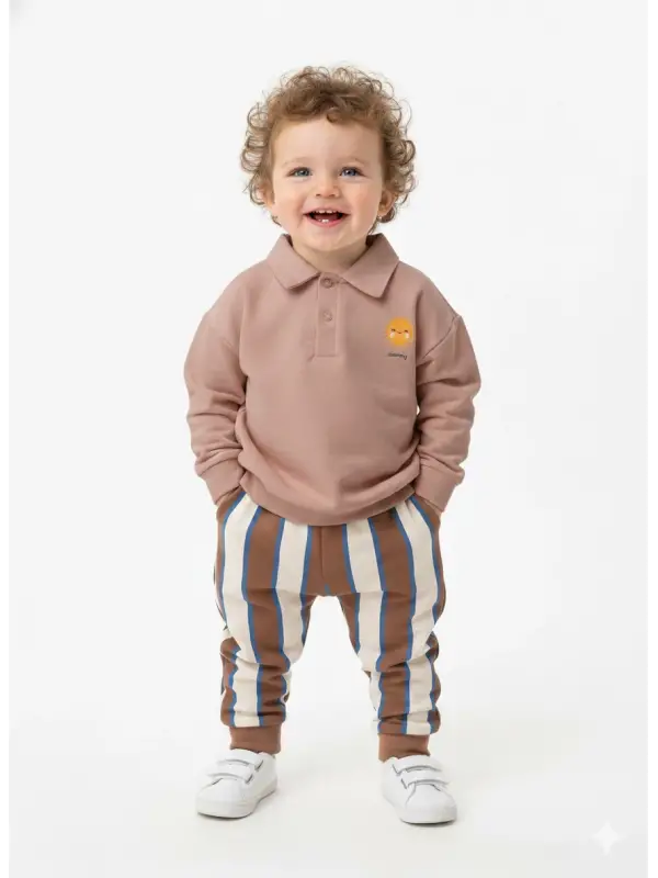 6-24 Ay Kahve Yakalı Sunny Takım