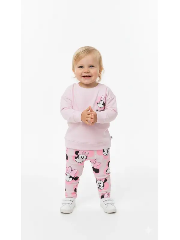 6-24 Ay Lila Minnie Mouse Takım