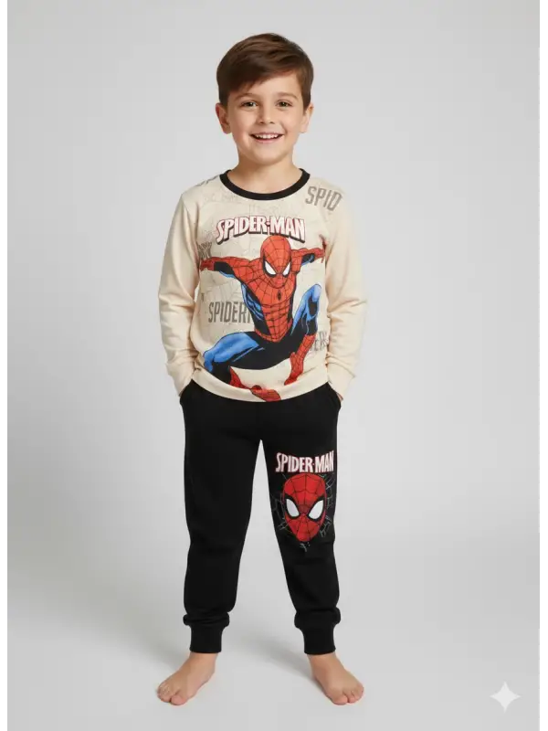 2-6 Yaş Spiderman Pijama Takımı