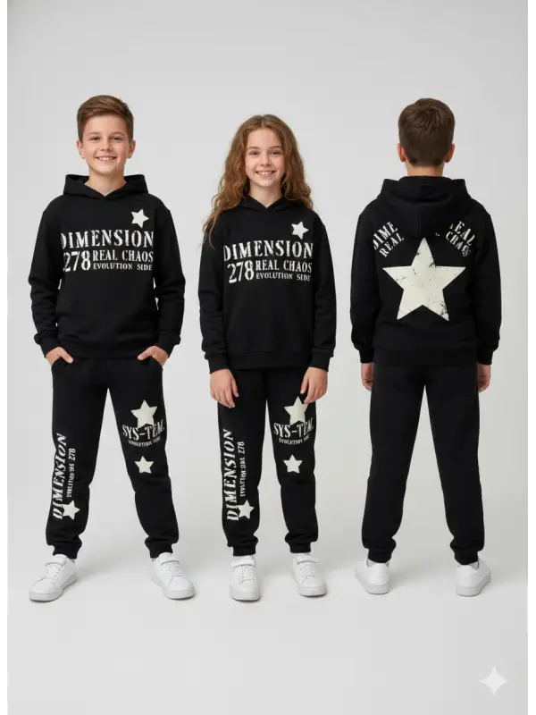 11-15 Yaş Kapşonlu 2li Takım