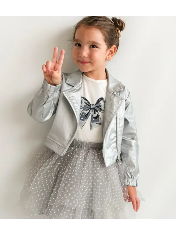 2-5 Yaş Gri Tütülü 3 lü Takım