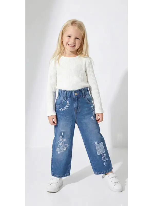 2-7 Yaş Desenli Krem Badi