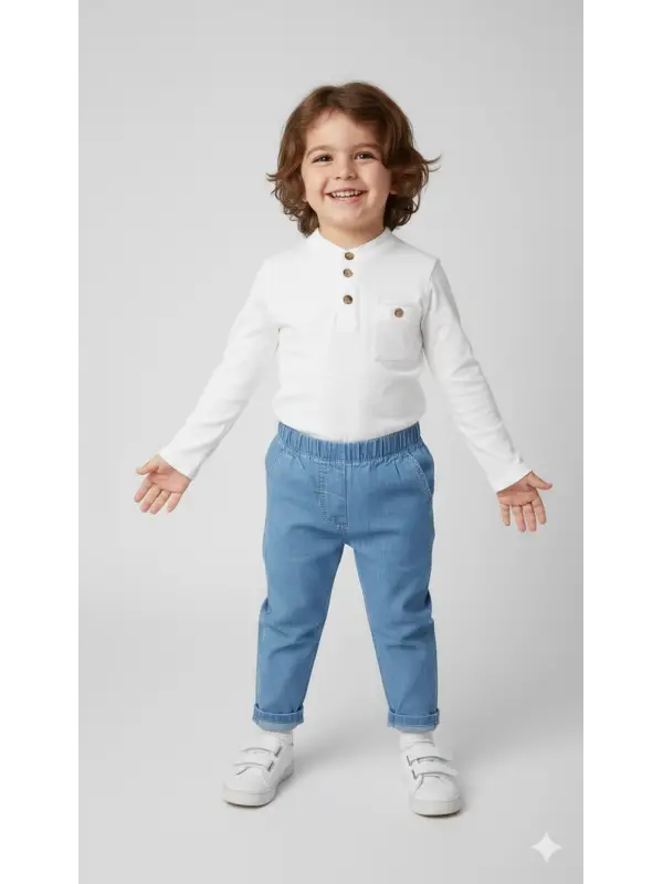2-6 Yaş Hakim Yaka Pantolonlu Takım