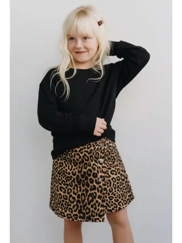 6-14 Yaş Leopar Etek