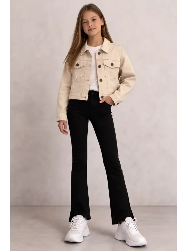 9-14 Yaş Krem Ceket