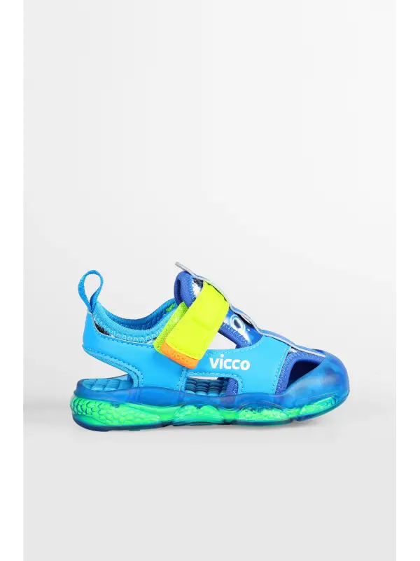 Vicco Live Işıklı Saks Mavi Sandalet