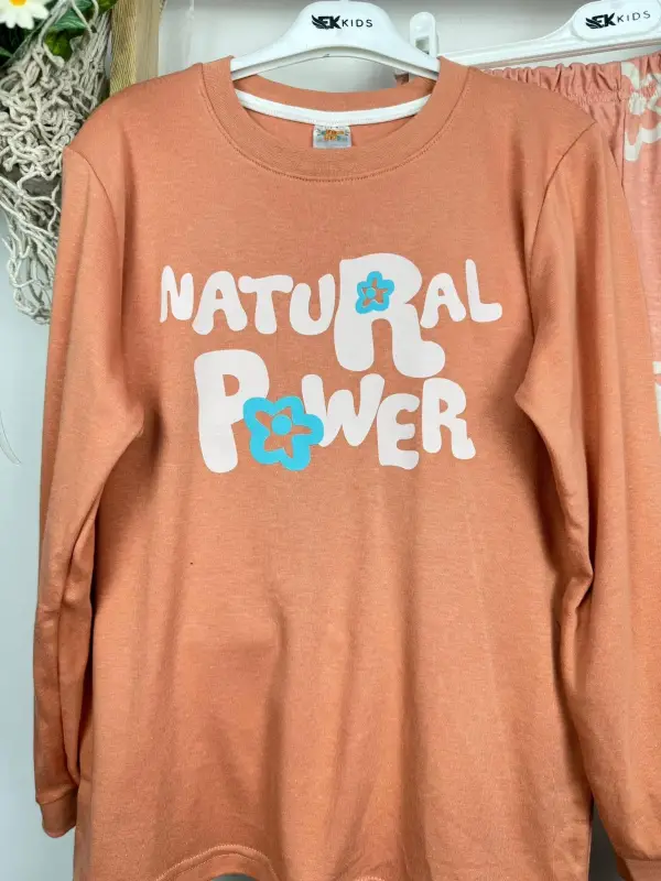 9-13 Yaş Çiçekli Pijama Takımı