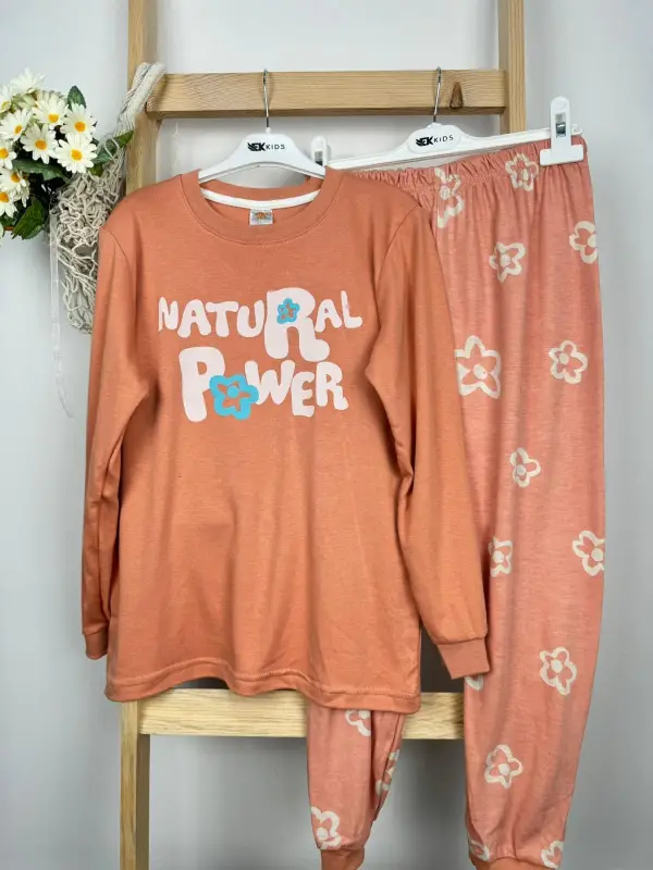 9-13 Yaş Çiçekli Pijama Takımı