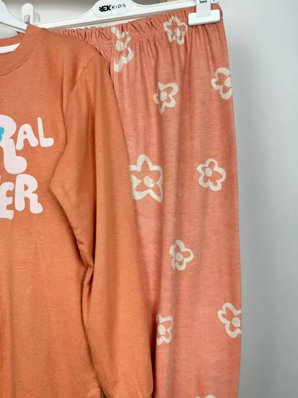 9-13 Yaş Çiçekli Pijama Takımı