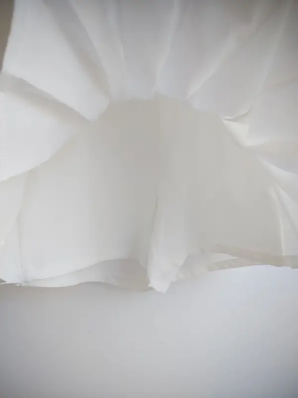 9-14 Yaş Şort Etek Kolej Takım Beyaz