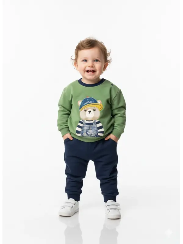 9-36 Ay Yeşil Ayıcıklı Takım