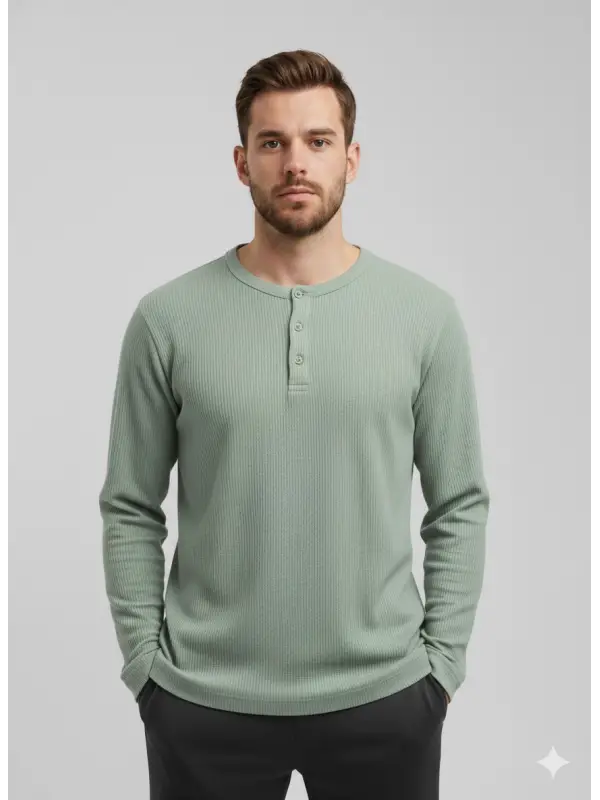 Garson Boy Düğmeli Çağla Sweat