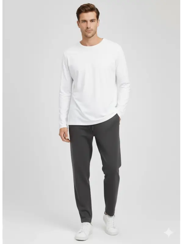 Garson Boy Ekru Basic Sweat