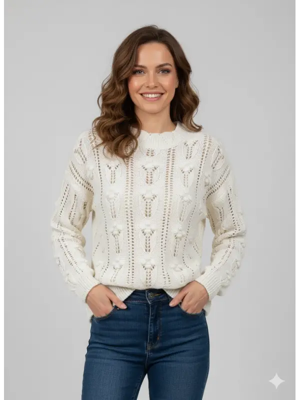 Garson Boy Örme Desen Kazak