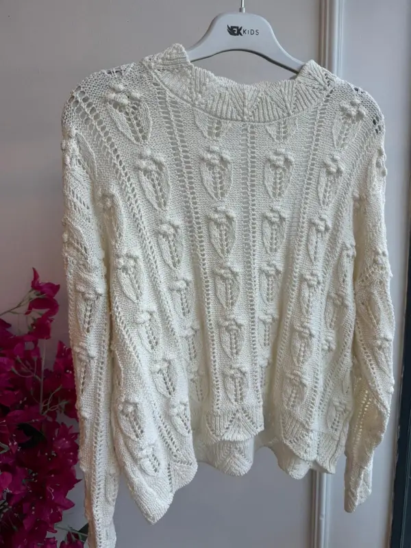 Garson Boy Örme Desen Kazak