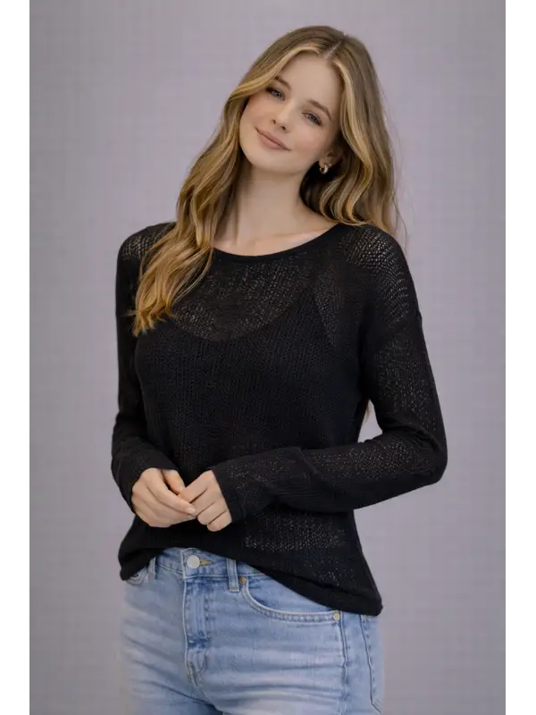 Garson Boy Siyah Merserize Kazak