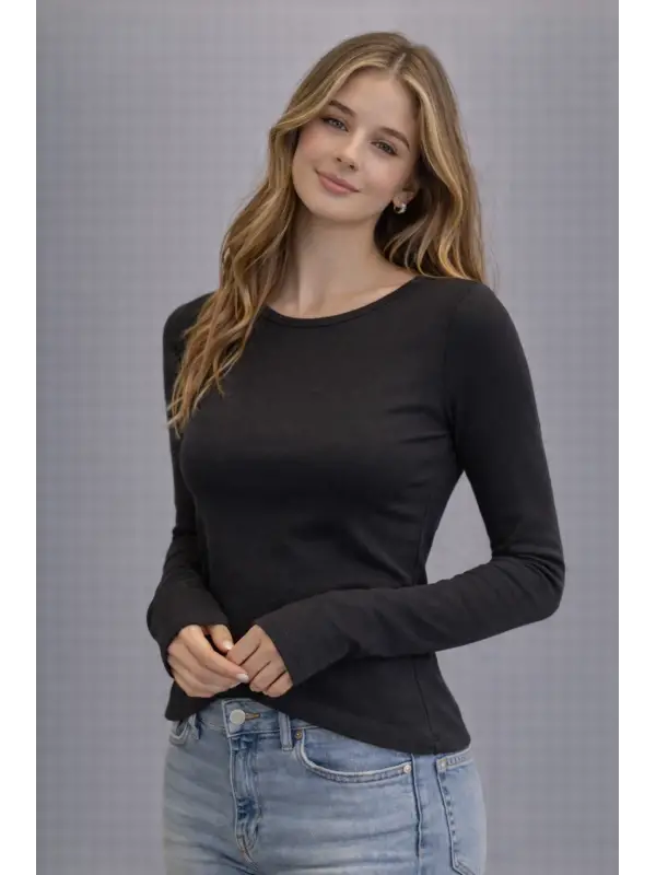 Garson Boy Siyah Omuz Detay Bluz