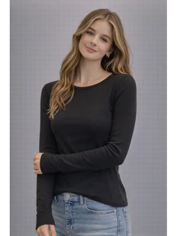 Garson Boy Siyah Omuz Detay Bluz