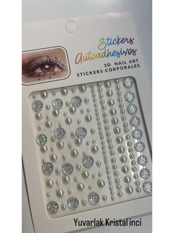 Göz ve Tırnak Stikeri