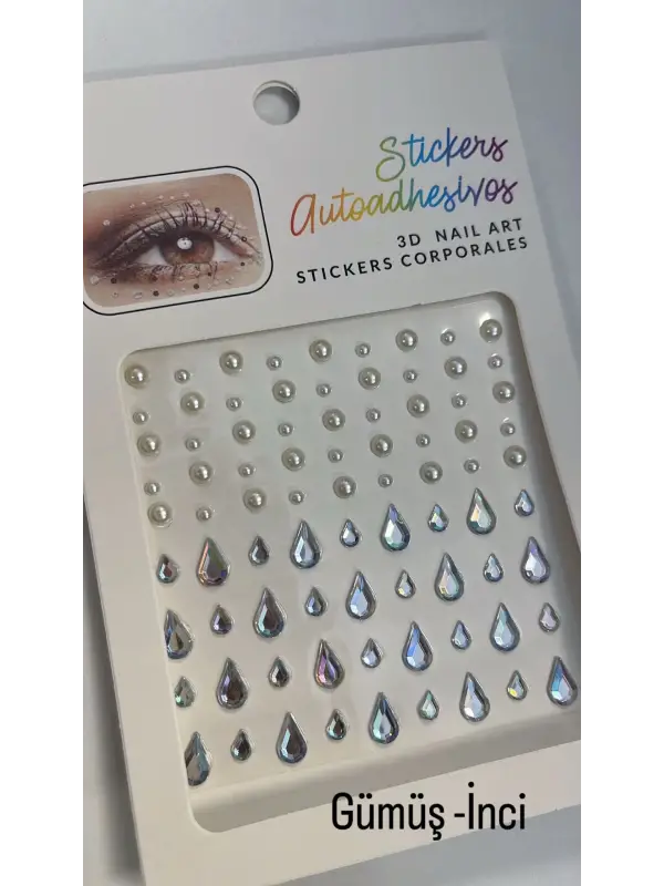 Göz ve Tırnak Stikeri