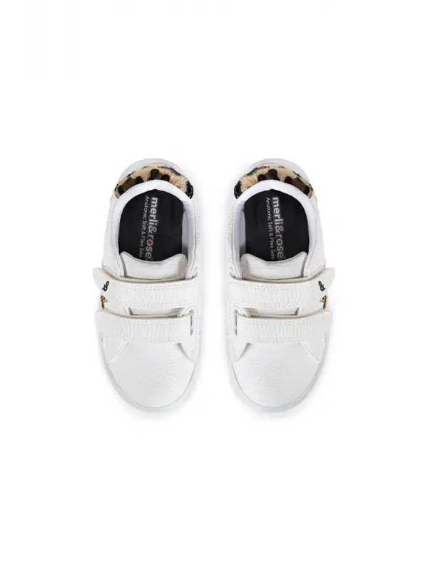 Merli&Rose Sirius Sneaker Beyaz Gold Leopar 26-30