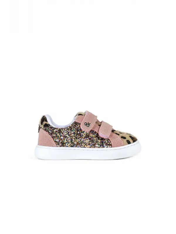 Merli&Rose Trio Sneaker Pembe Leopar 26-30