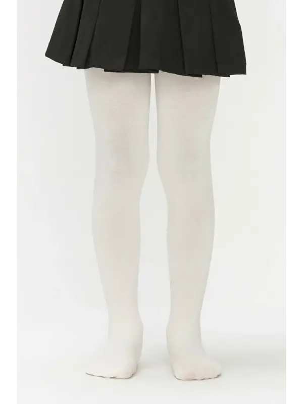Penti Pretty Çocuk Külotlu Çorap Vanilla