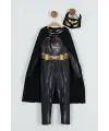 2-8 Yaş Batman Kostüm Maskeli Pelerinli Siyah