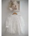 2-8 Yaş Beyaz Dantel Elbise