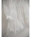 2-8 Yaş Beyaz Dantel Elbise