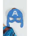 2-8 Yaş Captan America Kostüm Maskeli