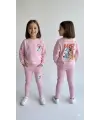 2-8 Yaş Pembe Bluey Taytlı Takım