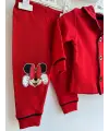 6-24 Ay Kırmızı Mickey Pijama Takımı